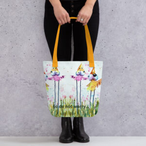 so do not worry tote bag / ARTIST: Yolanda Barreto / YB Boricua Art LLC