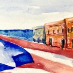 Puerto Rico flag / Boricua Art / Original art / ARTIST: Yolanda Barreto / YB Boricua Art LLC