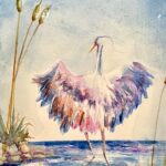 sample watercolor 140lb 9x12 in 12x16 double mat (copy)
