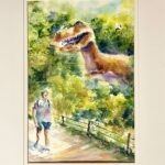 sample watercolor 140lb 9x12 in 12x16 double mat (copy)