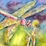 sample watercolor 140lb 9x12 in 12x16 double mat (copy)
