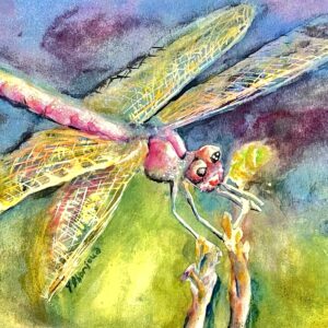 sample watercolor 140lb 9x12 in 12x16 double mat (copy)