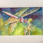 sample watercolor 140lb 9x12 in 12x16 double mat (copy)