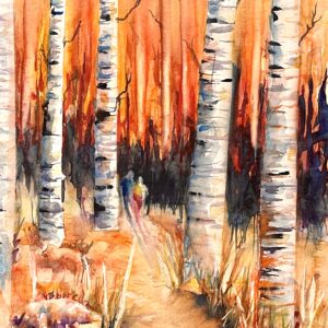 sample watercolor 9x12 matboard dubble mat (copy)
