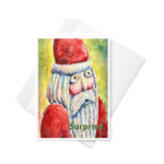 Santa Clause stationery / ARTIST: Yolanda Barreto / YB Boricua Art LLC / Boricua Art