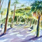 strolling at bayport park
