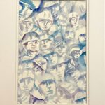 sample watercolor 140lb 9x12 in 12x16 double mat (copy)