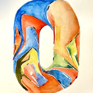 sample watercolor 9x12 140 paper dubble mat (copy)