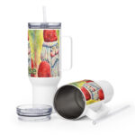 surprise travel mug/ ARTIST: Yolanda Barreto / YB Boricua Art LLC