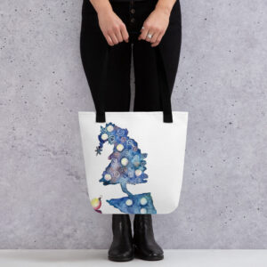 time to celebrate bag/ ARTIST: Yolanda Barreto / YB Boricua Art LLC