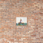 florida mermaid framed paper print