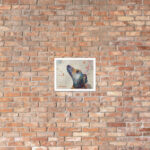 still waiting framed paper print