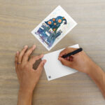 Christmas postcard / ARTIST: Yolanda Barreto / YB Boricua Art LLC