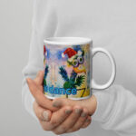 a christmas dance mug / ARTIST: Yolanda Barreto / YB Boricua Art LLC