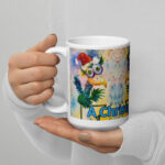 a christmas dance mug / ARTIST: Yolanda Barreto / YB Boricua Art LLC