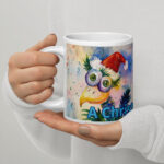 a christmas dance mug / ARTIST: Yolanda Barreto / YB Boricua Art LLC