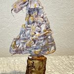 christmas tree sculpture / ARTIST: Yolanda Barreto / YB Boricua Art LLC