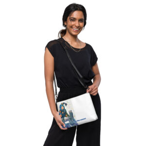 tis the season crossbody bag/ ARTIST: Yolanda Barreto / YB Boricua Art LLC
