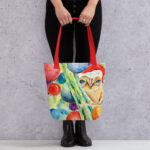 christmas bag/ ARTIST: Yolanda Barreto / YB Boricua Art LLC