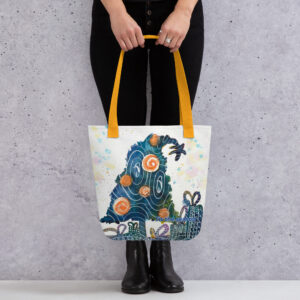 tis the season bag/ ARTIST: Yolanda Barreto / YB Boricua Art LLC