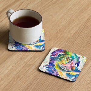 the color of love coaster / ARTIST: Yolanda Barreto / YBboricua Art LLC