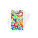christmas greeting cardCoqui stationery / ARTIST: Yolanda Barreto / YB Boricua Art LLC / Boricua Art