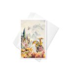 dragon invasion greeting card