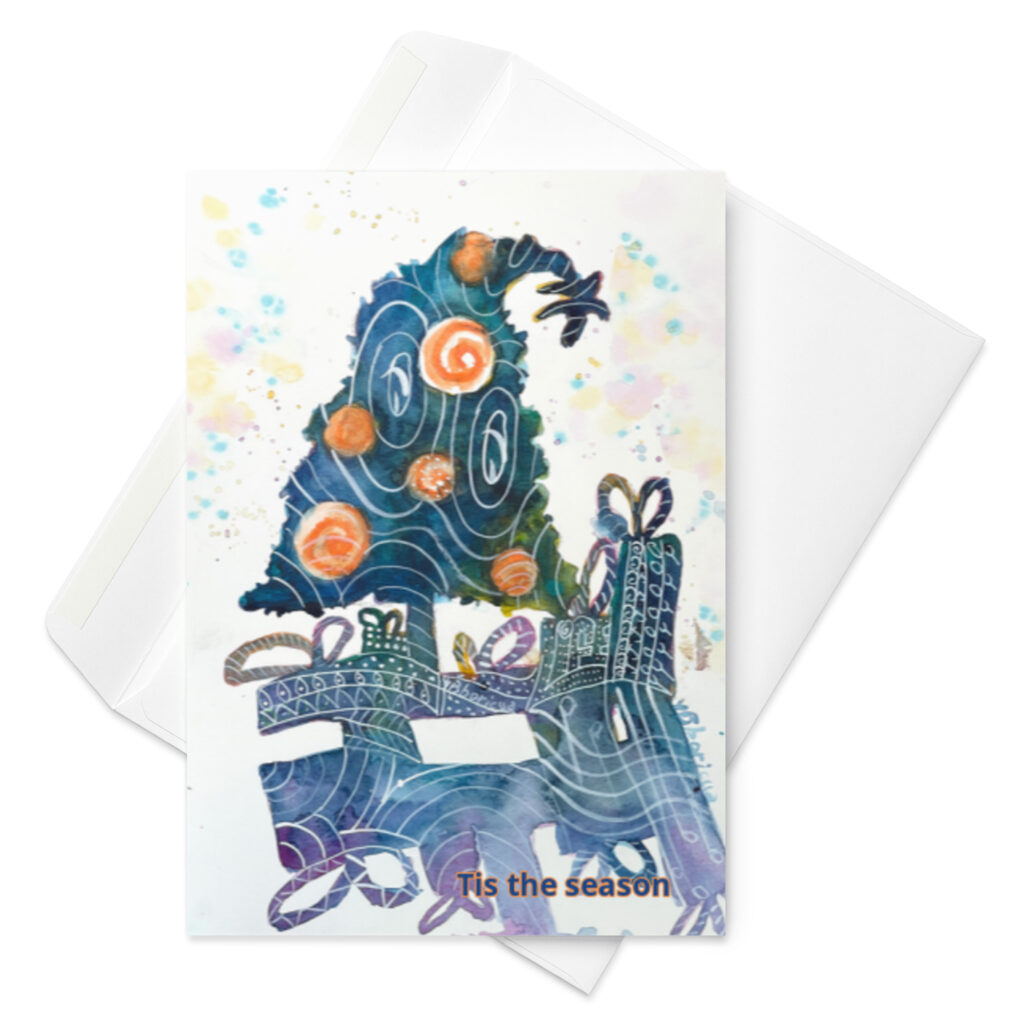 Christmas greeting card / ARTIST: Yolanda Barreto / YB Boricua Art LLC / Boricua Art