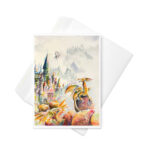 dragon invasion greeting card