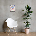 painting time framed paper print