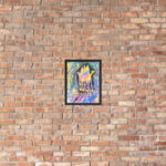 o let us adore him framed paper print