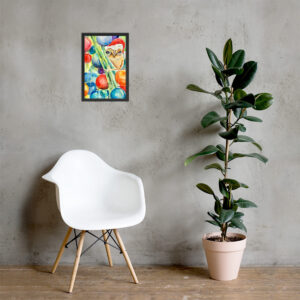 christmas framed print