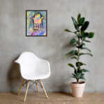 o let us adore him framed paper print