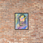 o let us adore him framed paper print