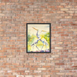 us us framed print / ARTIST: Yolanda Barreto / YBboricua Art LLC