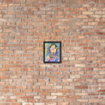 o let us adore him framed paper print