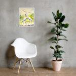 us us framed paper print / ARTIST: Yolanda Barreto / YBboricua Art LLC