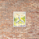 us us framed paper print / ARTIST: Yolanda Barreto / YBboricua Art LLC