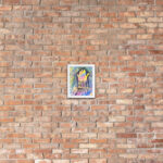 o let us adore him framed paper print