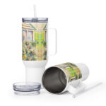 still celebrating travel mug