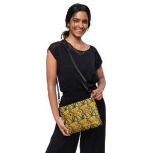 i give my all to god crossbody bag/ ARTIST: Yolanda Barreto / YB Boricua Art LLC