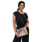 the ole hen door crossbody bag / ARTIST: Yolanda Barreto / YB Boricua Art LLC