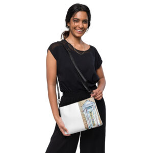 welcome door crossbody bag