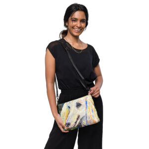 popcorn is here crossbody bag
