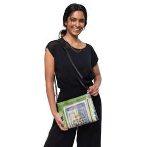 the white door crossbody bag