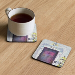 black is not black door coaster