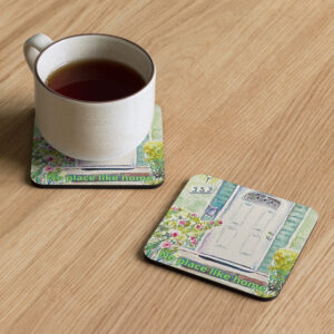 our white door coaster