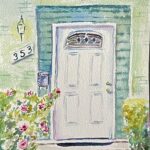 Our white door