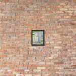 the white door framed print