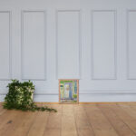 the white door framed print